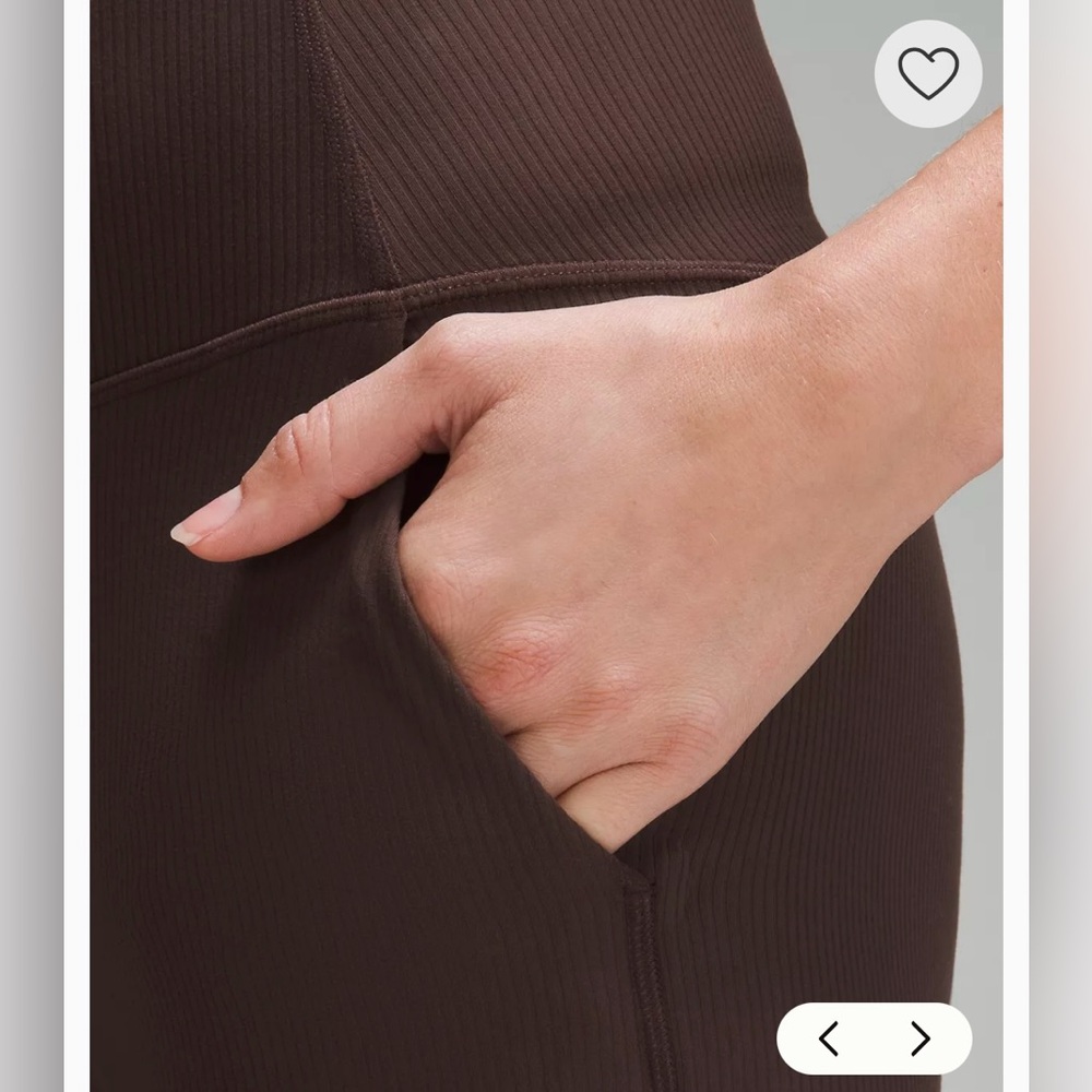 lululemon Align™ High-Rise Ribbed Wide-Leg Pant Tall - Picture 4 of 13